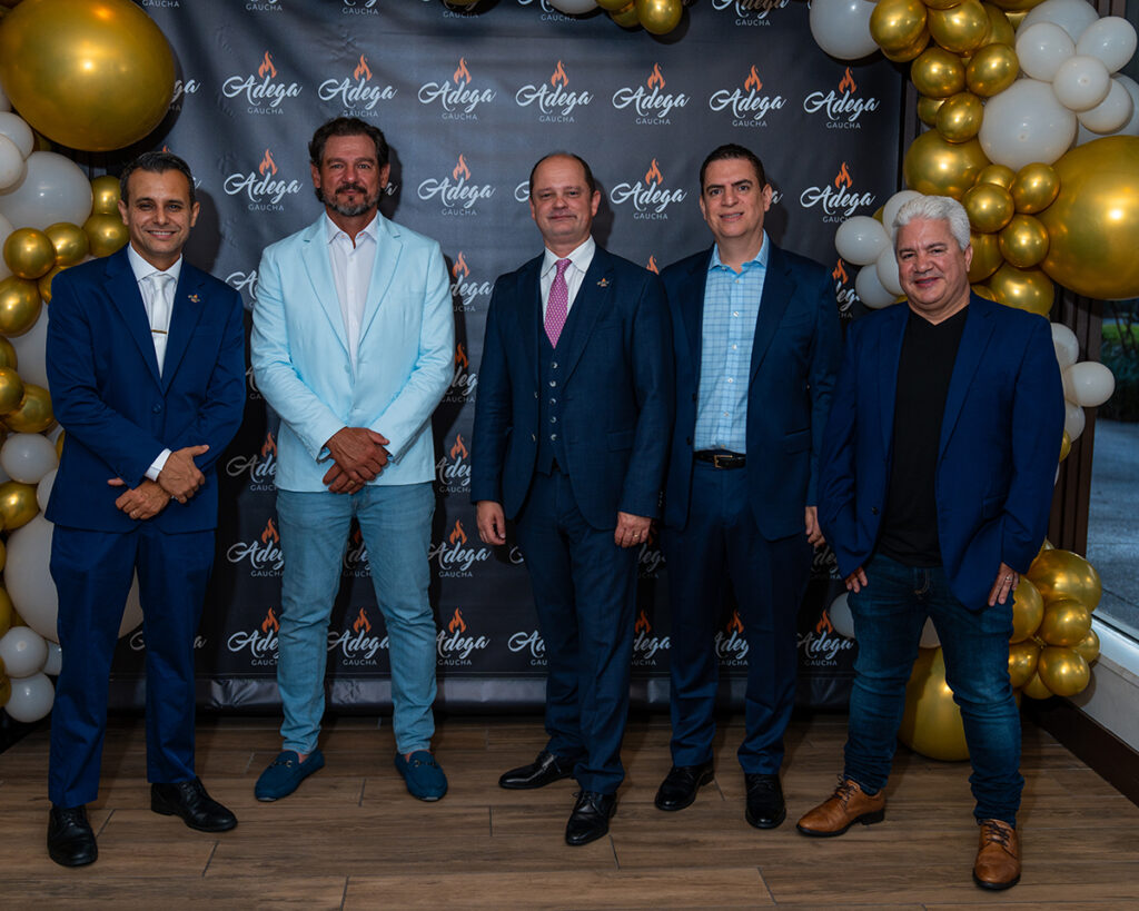 Partners at Brazilian Steakhouse in Deerfiel Beach